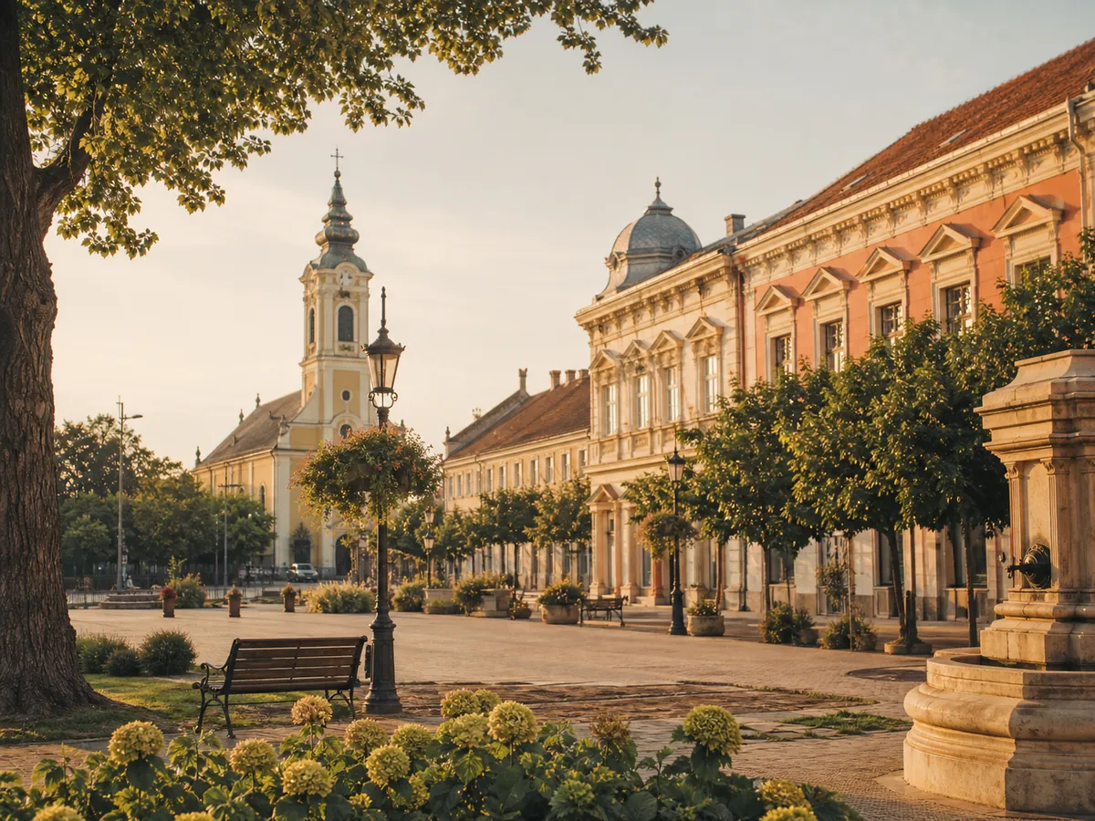Gradski trg i arhitektura Rume